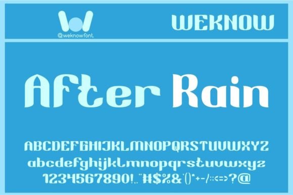 After Rain Font: Elevating Digital Campaigns