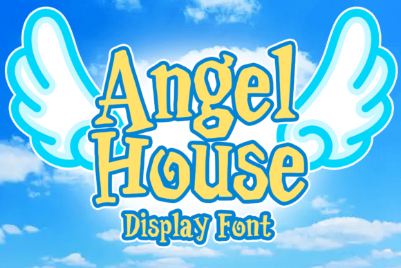 Angel House Font: Playful Gothic Type for Editorial Design