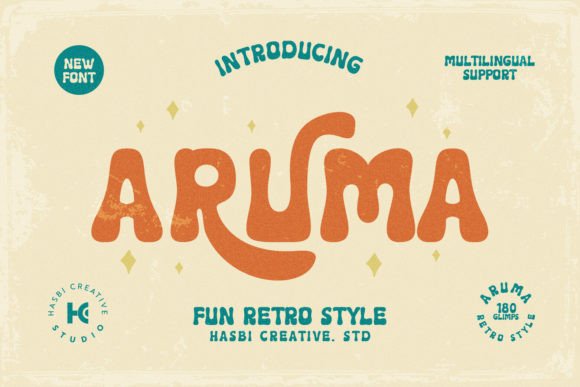 Aruma Font: Adding Retro Charm to Web Layouts