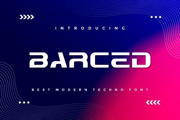 Barced Font: Bold Display Typography for Web Design