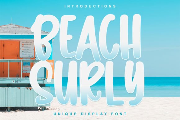 Beach Surly: A Fun Display Font for Engaging Campaigns
