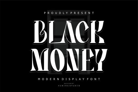 Black Money: A Modern Calligraphy Display Font for Creative Campaigns