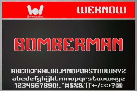 Bomberman Font Review: Modern UI Typography