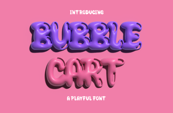 Bubble Cart Font: Adding Playful Charm to Brand Identity