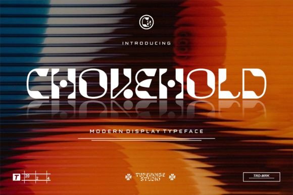Chokehold Font: Bold Display Type for Handmade Labels