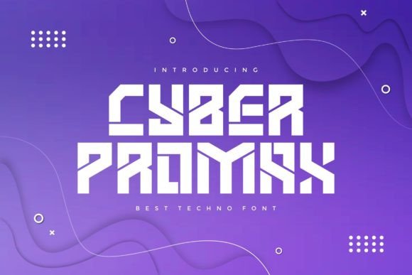 Cyber Promax Font: A Display Typeface for Bold Campaigns