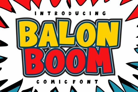 Discover Balon Boom: A Friendly Display Font for Creative Projects