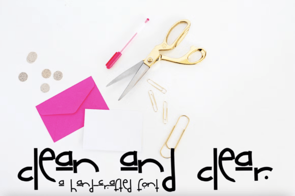 Discover Clean Clear: A Unique Display Font for Editorial Design