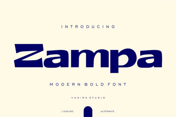 Enhance Your Brand with Zampa: A Modern, Bold Font