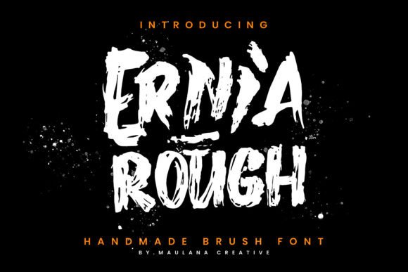 Ernia Font Review: A Raw Brush Typeface for Organic Branding