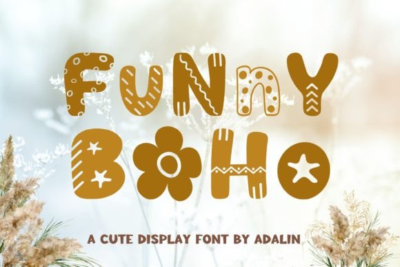 Funny Boho: A Whimsical Display Font for Crafters