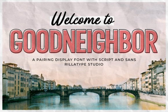 Goodneighbor Font Duo for Vintage Web Design
