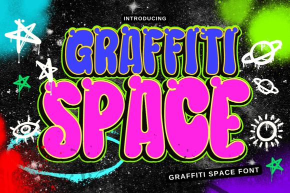 Graffiti Space Font: A Display Typeface for Bold Campaigns