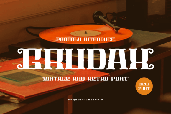Grudax: A Bold and Cool Display Font for Creative Projects