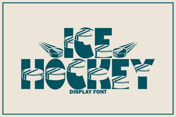 Ice Hockey Font: Adding Playful Charm to Brand Identity
