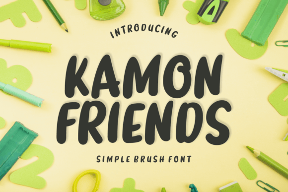 Kamon Friends Font: Adding Warmth to Your Brand