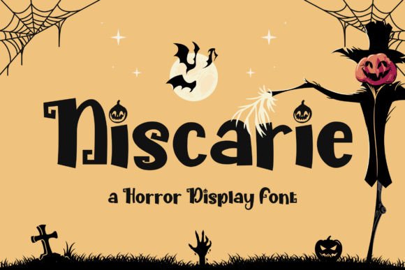 Niscarie Font: Playful Horror for Digital Design