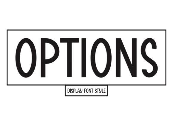 Options Font: Festive Typography for Digital Campaigns