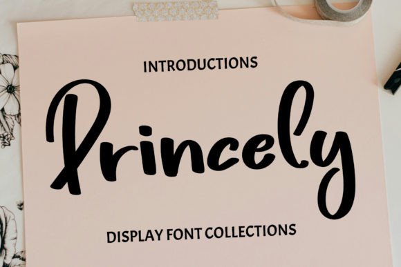 Princely: An Elegant Display Typeface for Web Design