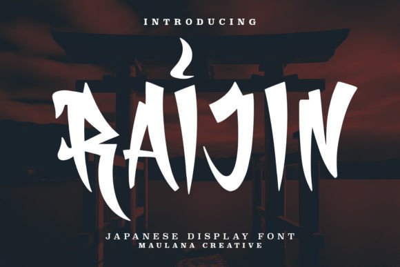 Raijin Font: Elevating Small Business Brand Identity