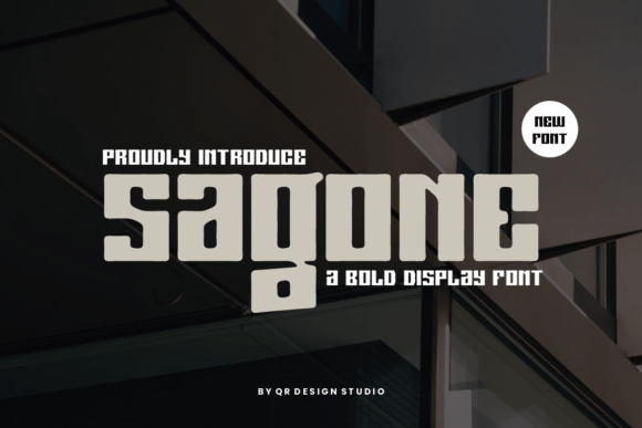 Sagone Font: Bold Display Typography for Campaigns