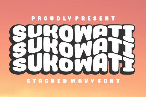 Sukowati Font: Retro Display Typography for Web Design