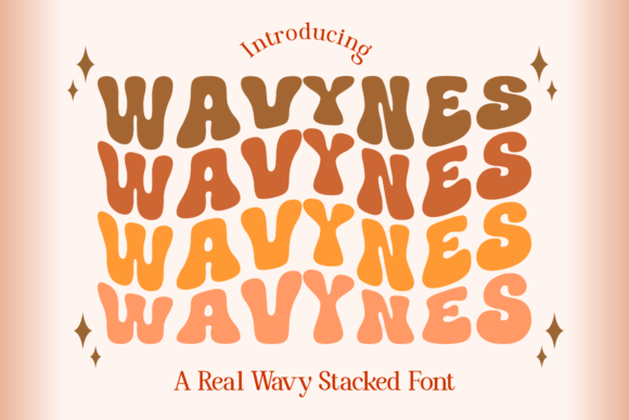Wavynes: A Playful Display Font for Editorial Charm