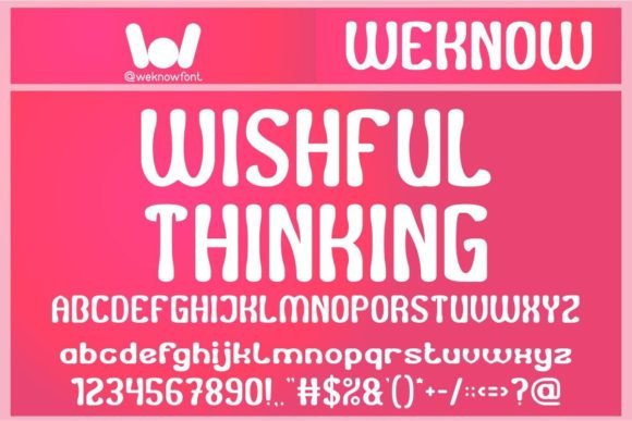 Wishful Thinking Font: Whimsical Branding for Small Business